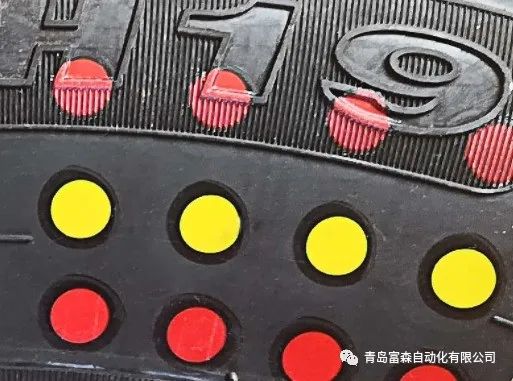 輪胎均勻性、動平衡檢測結(jié)果新型色帶標(biāo)識系統(tǒng)方案