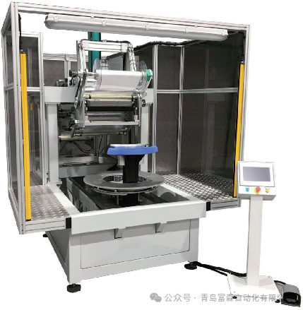 輪胎胎側彩色圖案熱貼機自動貼標機